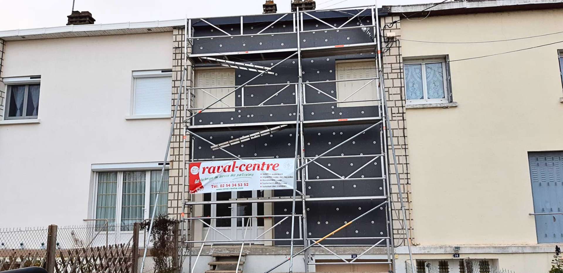 isolation par l’extérieure des façades